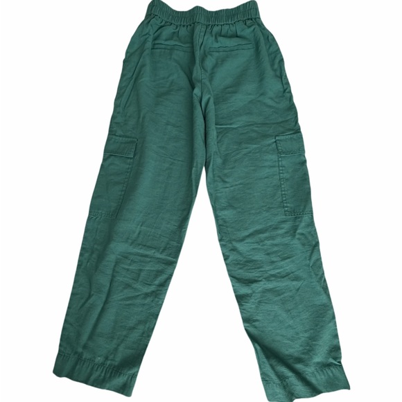 A New Day Teal Pants size XS side pockets light texture wide fitting. NWOT Olive - Picture 5 of 10